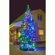 Новогоднее освещение «Цветной каскад»